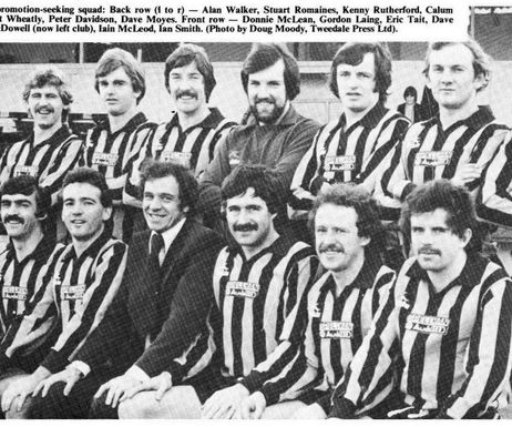 Berwick Rangers 1978 1979 squad.