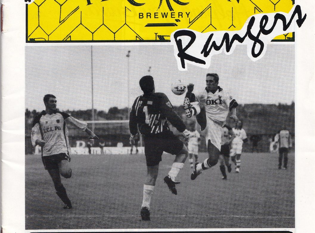 Berwick Ransgers in defence in season 95-96