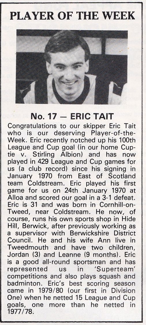 Eric Tait 82-83