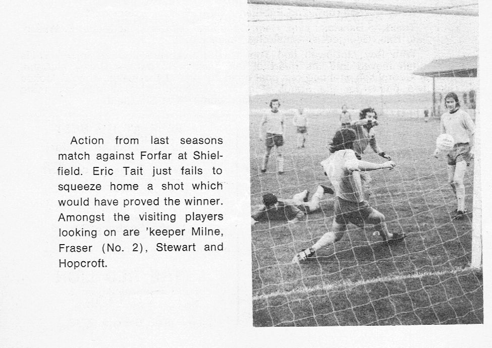 Berwick Rangers vs Forfar 1972/73