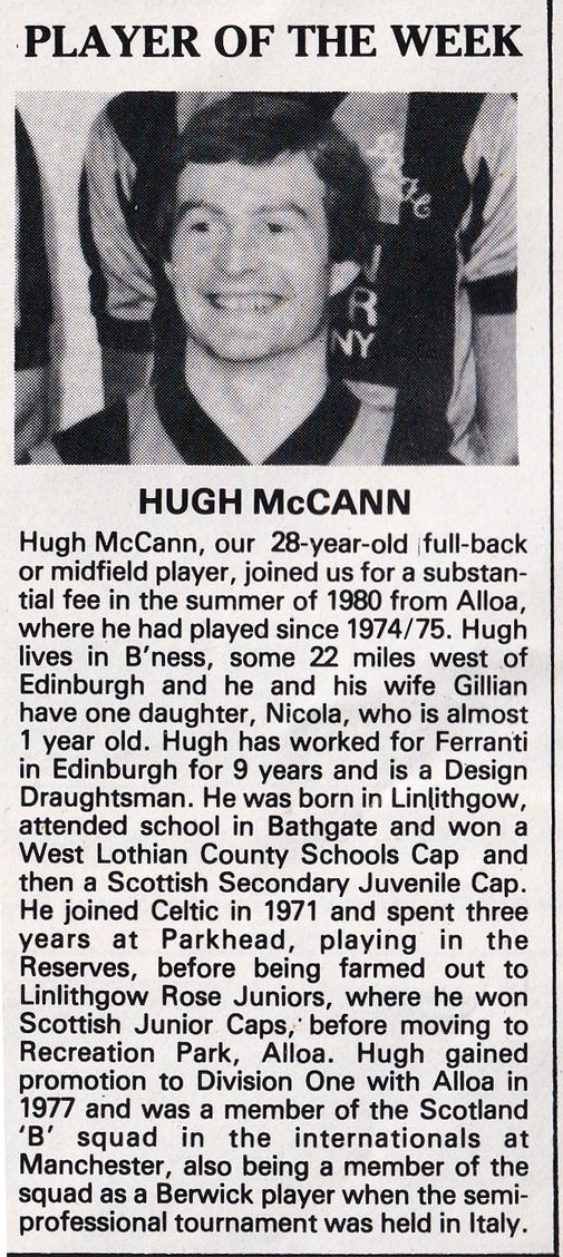 Hugh McCann 82-83