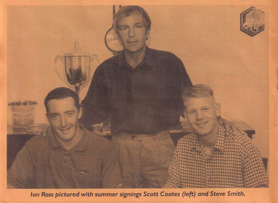 Berwick Rangers manager Ian Ross with new signings