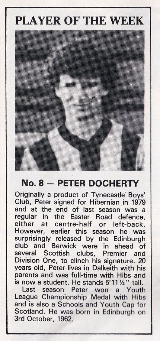 Peter Docherty 82-83