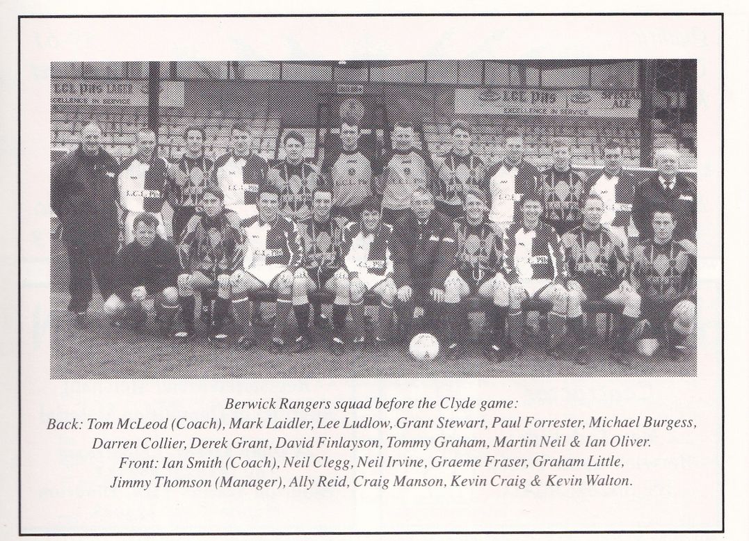 Berwick Rangers Squad 96-97