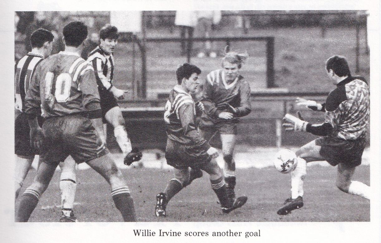 Willie Irvine scores another goal