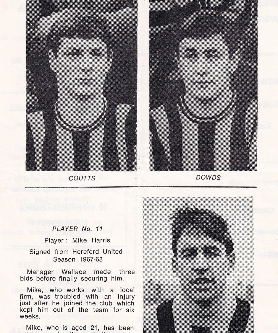 Berwick Rangers players 1967/68