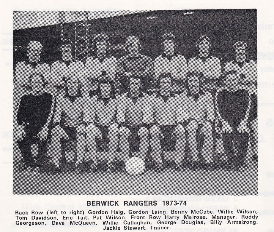 Berwick Rangers squad 73-74